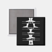 New York City Ballet Klick Magnet (Vorderseite/Rückseite)