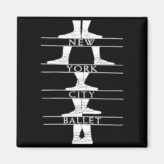 New York City Ballet Klick Magnet (Vorne)