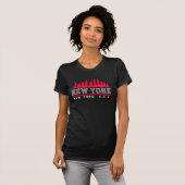 New York City Beautiful Skyline T-Shirt (Vorne ganz)