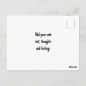 New York City besuchen Postkarte (Rückseite)