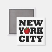 New York City (Big Apple) Magnet (Vorderseite/Rückseite)