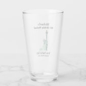 New York City Birthday Party Typ Trip Beer Pint Glas (Rückseite)