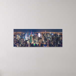 NEW YORK CITY BIS ZUM NACHT LEINWANDDRUCK