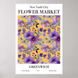 New York City Blume Market Greenwich Poster