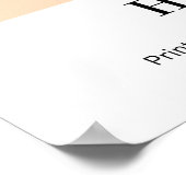 New York City Blume Market Hell's Kitchen Poster (Ecke)