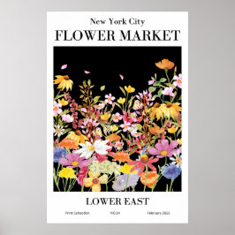 New York City Blume Market LOWAST OSTposter Poster