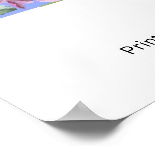 New York City Blumen Market Brooklyn Poster (Ecke)