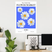 New York City Blumen Market SOHO Poster (Heimbüro)