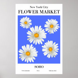New York City Blumen Market SOHO Poster