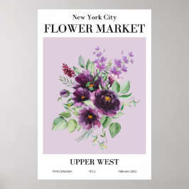 New York City Blumen Market Upper West Poster