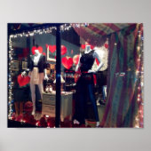 New York City Boutique Window Valentine's Day NYC Poster (Vorne)