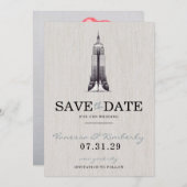 New York City Brides Save the Date (Vorne/Hinten)