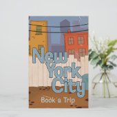 New York City Briefpapier (Stehend Vorderseite)