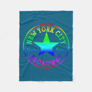 New York City Broadway Theater Nyc Vereinigte Staa Fleecedecke