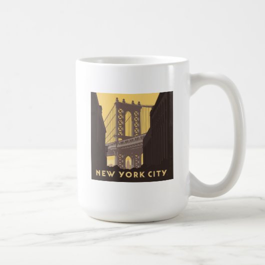New York City | Brooklyn Bridge Kaffeetasse (Rechts)