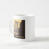 New York City | Brooklyn Bridge Kaffeetasse (Vorderseite Links)