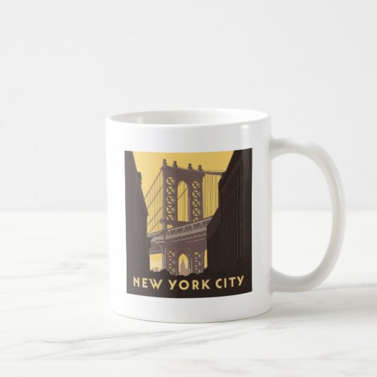 New York City | Brooklyn Bridge Kaffeetasse (Rechts)