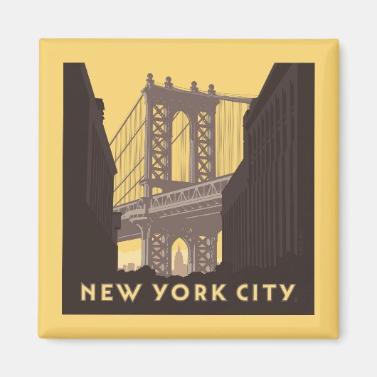 New York City | Brooklyn Bridge Magnet (Vorne)