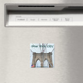 New York City Brooklyn Bridge Magnet Design (In Situ (Geschirrspüler))