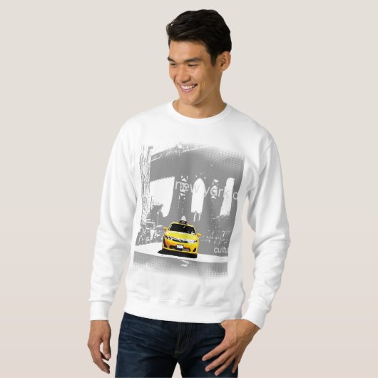 New York City Brooklyn Bridge Nyc Yellow Taxi Sweatshirt (Vorne ganz)