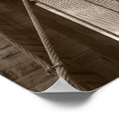 New York City Brooklyn Bridge Poster (Ecke)