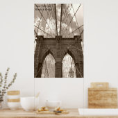 New York City Brooklyn Bridge Poster (Küche)