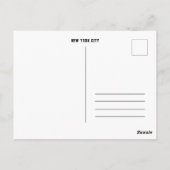 New York City - Brooklyn Bridge Postkarte (Rückseite)