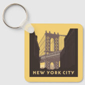 New York City | Brooklyn Bridge Schlüsselanhänger (Vorderseite)