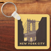 New York City | Brooklyn Bridge Schlüsselanhänger (Vorderseite)