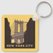 New York City | Brooklyn Bridge Schlüsselanhänger (Rückseite)