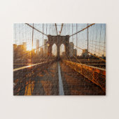 New York City Brooklyn Bridge Sunrise Puzzle (Horizontal)