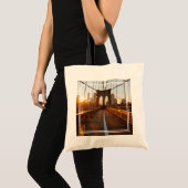 New York City Brooklyn Bridge Sunrise Tragetasche (Vorderseite (Produkt))