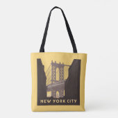 New York City | Brooklyn Bridge Tasche (Rückseite)