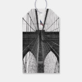 New York City Brooklyn Bridge Wedding Geschenkanhänger (Rückseite)