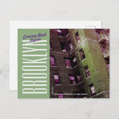 New York City-Brooklyn Postkarte (Vorne/Hinten)