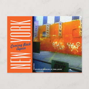 New York City-Brooklyn Streets Postkarte