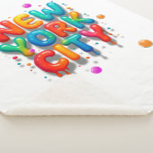 New York City Bubble Letters Sherpadecke (3/4)