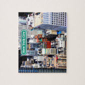 New York City bunt modern Puzzle (Vertikal)