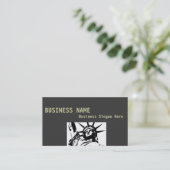 New York City Business Card Visitenkarte (Stehend Vorderseite)