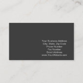 New York City Business Card Visitenkarte (Rückseite)