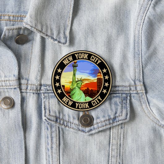 New York City Button (Beispiel)