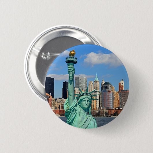 NEW YORK CITY BUTTON (Vorne & Hinten)