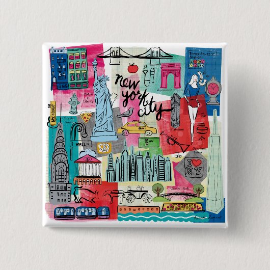 New York City Button (Vorderseite)