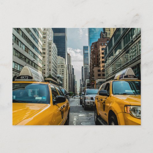 New York City Cabs - Postkarte (Vorderseite)