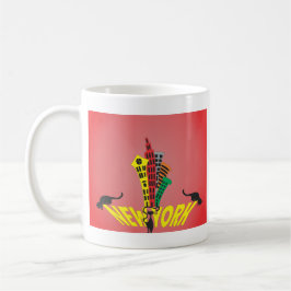 New York City Cat Kaffeetasse