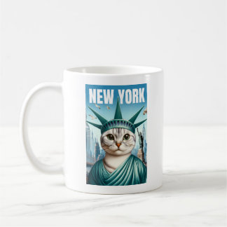 New York City Cat Statue of Liberty Tasse - Niedli