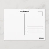 New York City - Central Park Carousel Postkarte (Rückseite)