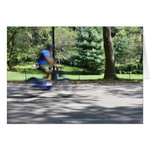 New York City Central Park Cyclist Bicycle Foto