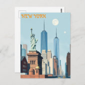 New York City Central Park Postkarte (Vorne/Hinten)