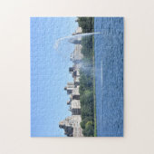 New York City Central Park Reservoir Foto Puzzle (Vertikal)